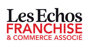 Logo Journal Les Echos Franchise & Commerce Associé
