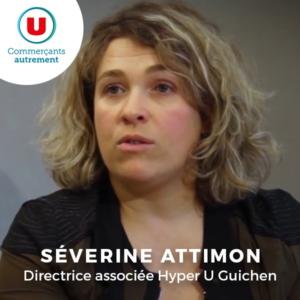 Séverine Attimon, directrice associée Hyper U Guichen